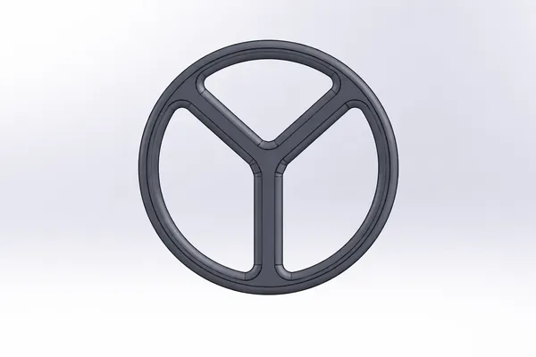 Steering yoke CAD design