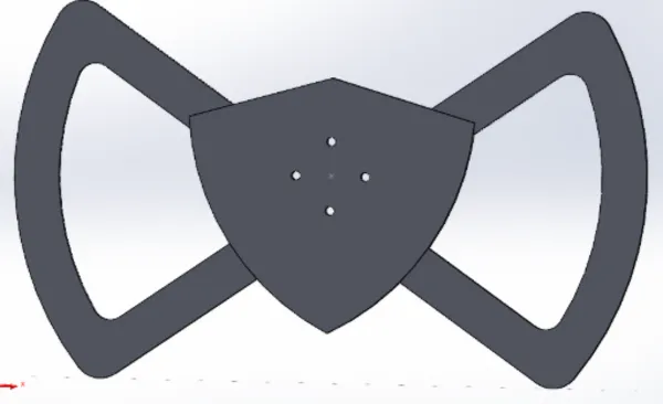 CAD model of Baja SAE chassis